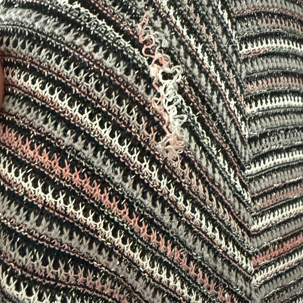 Missoni Black and Gray V-Neck Sheath Dress - Picture 3 of 3